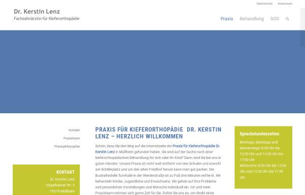 Vorschau von lenz-kfo.de, Dr. Kerstin Lenz
