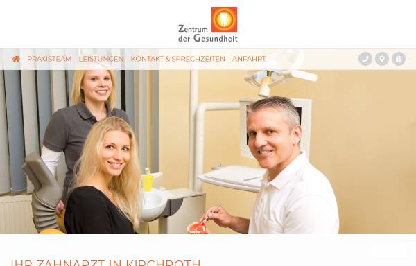 Vorschau von www.zahnarzt-kirchroth.de, Zahnarztpraxis Dr. Matthias Kaiser