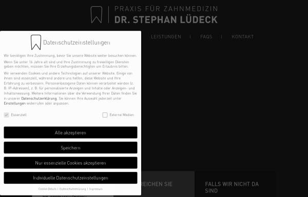 Vorschau von www.zahnarzt-regenstauf.de, Dr. Stephan Lüdeck