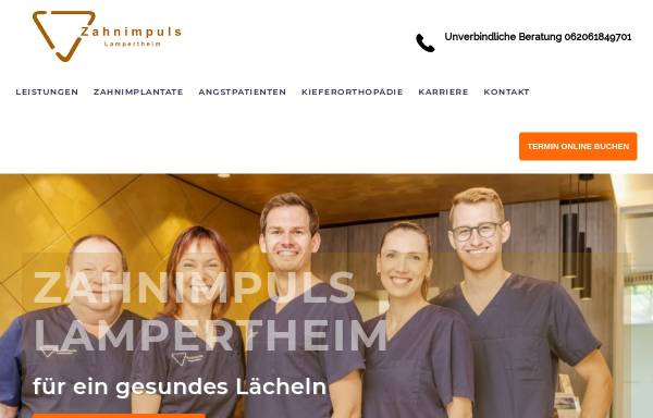 Vorschau von www.zahnimpuls-lampertheim.de, Dres. med. dent Eduard Krahé und Kollegen