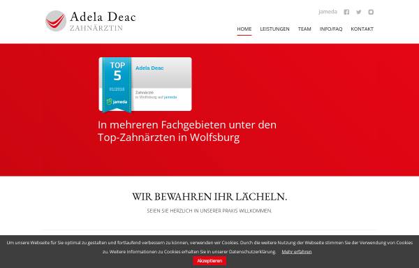 Vorschau von www.zahnarztpraxis-deac.de, Deac, Adela