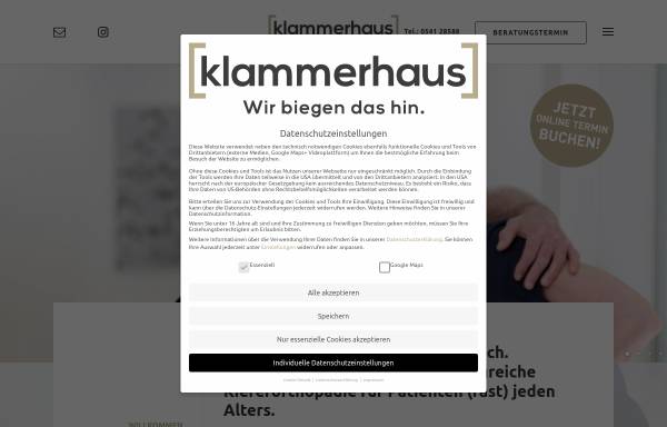Vorschau von www.klammerhaus.de, [Klammerhaus] Hans-Jürgen Nerbas & Dr. Bianca Bortolussi