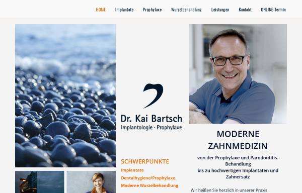 Vorschau von www.zahnarzt-dr-bartsch.de, Bartsch, Dr. Kai