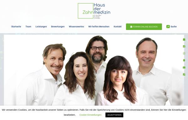 Vorschau von hausderzahnmedizin-wesseling.de, Haus der Zahnmedizin - Dr. Roschker, Dr. Singer und Kollegen