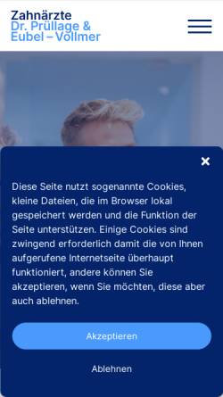Dr. med. dent. Rolf Prüllage und Zahnärztin Antje Eubel-Vollmer