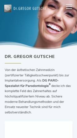 Vorschau der mobilen Webseite www.paro-koblenz.de, Dr. Gregor Gutsche