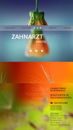 Vorschau der mobilen Webseite www.zahnarzt-nulltarif.de, Zahnarztpraxis am Bürgerhaus