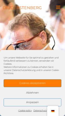 Vorschau der mobilen Webseite www.dr-gerstenberg.de, Dr. Peter Gerstenberg