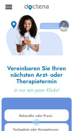 Vorschau der mobilen Webseite www.doxter.de, Doxter - Arzttermine online buchen
