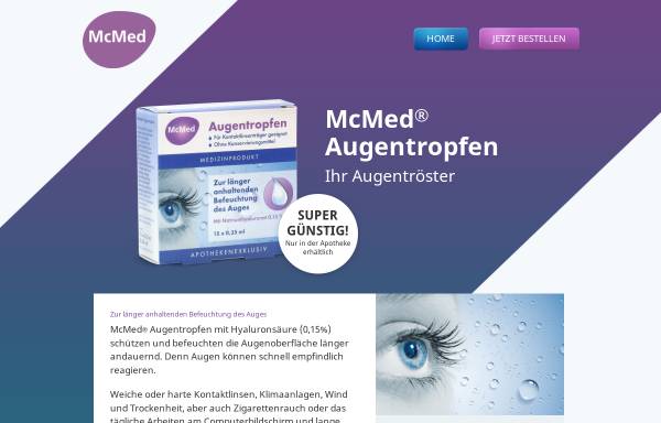 Vorschau von mcmed.de, McMed
