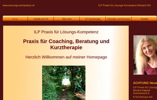 Vorschau von www.loesungs-kompetenz.ch, ILP Praxis für Lösungs-Kompetenz Bremgarten AG