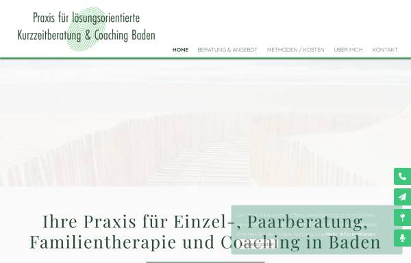 Vorschau von praxis-stirnemann.ch, Praxis für lösungsorientierte Kurzzeitberatung Irena Stirnemann
