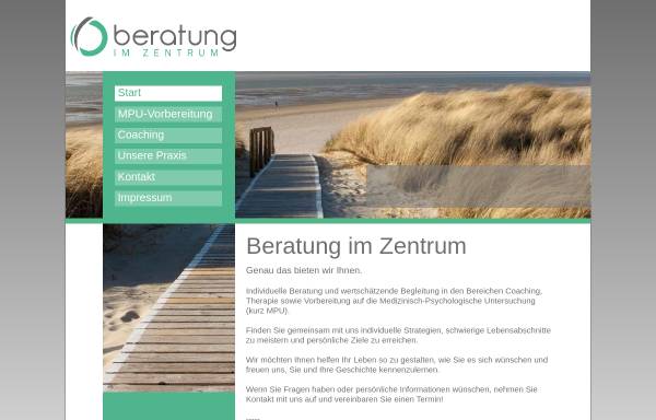 Vorschau von www.beratung-im-zentrum.de, Bettina Maria Metsch