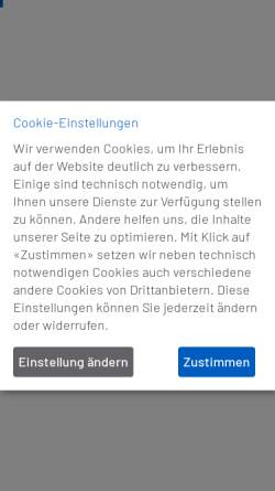 Vorschau der mobilen Webseite www.eff-zett.ch, Eff-zett das fachzentrum