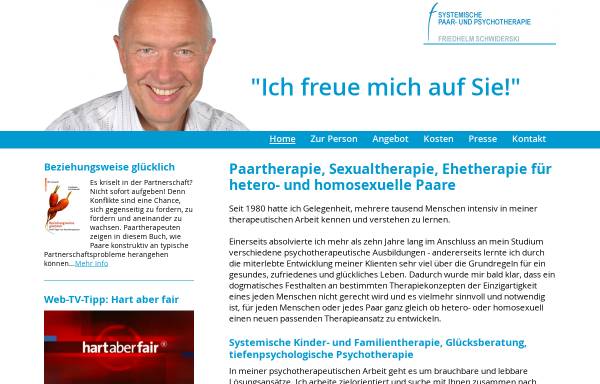 Vorschau von www.paar-psychotherapie.de, Praxis für Paartherapie, Sexualtherapie und Psychotherapie