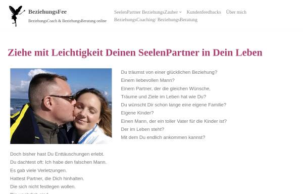 Vorschau von beziehungsfee.de, BeziehungsFee - BeziehungsCoach für eine glückliche Beziehung