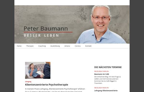 Vorschau von www.pbaumann.de, Peter Baumann
