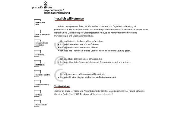 Vorschau von koerper-psychotherapie.at, Praxis für Körperpsychotherapie