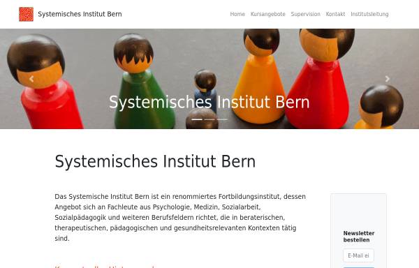 Vorschau von www.si-bern.ch, Systemisches Institut Bern