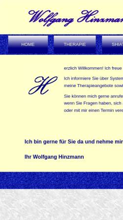 Vorschau der mobilen Webseite www.hp-hinzmann.de, Wolfgang Hinzmann
