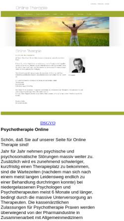 Vorschau der mobilen Webseite www.psychotherapie--online.de, Psychotherapie Online
