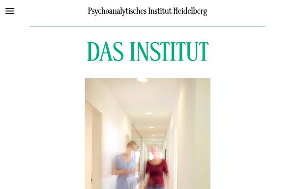Vorschau von www.psychoanalytisches-institut-heidelberg.de, Psychoanalytisches Institut Heidelberg