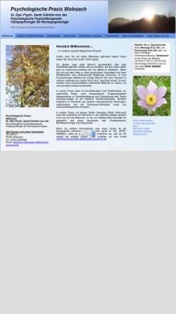 Vorschau der mobilen Webseite www.psychotherapie-pfaffenhofen-wolnzach.de, Psychotherapeutische Praxis Wolnzach