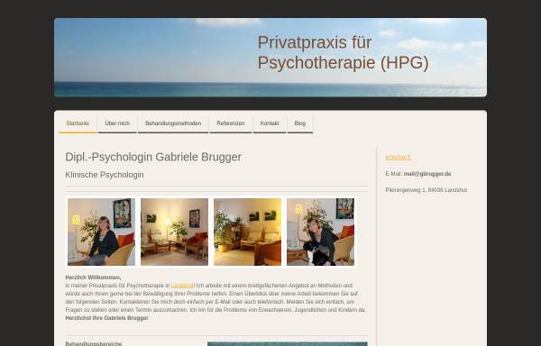 Vorschau von www.psychotherapie-landshut.org, Gabriele Brugger