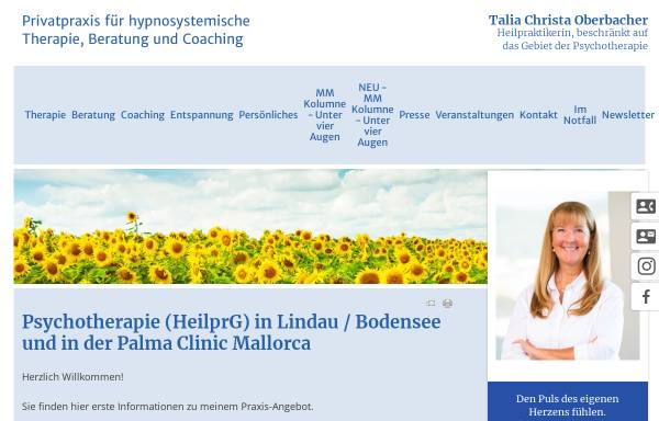 Vorschau von www.therapie-beratung-coaching.de, Praxis für Klang & Psychotherapie