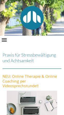 Vorschau der mobilen Webseite www.praxis-dagmar-hecht.de, Praxis Dagmar Hecht