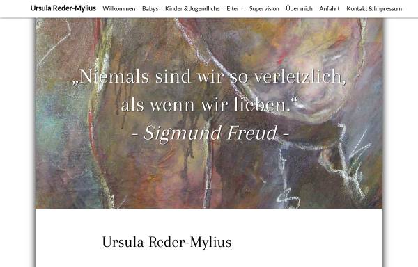 Vorschau von redermylius.de, Ursula Reder-Mylius - Psychotherapie für Kinder und Jugendliche