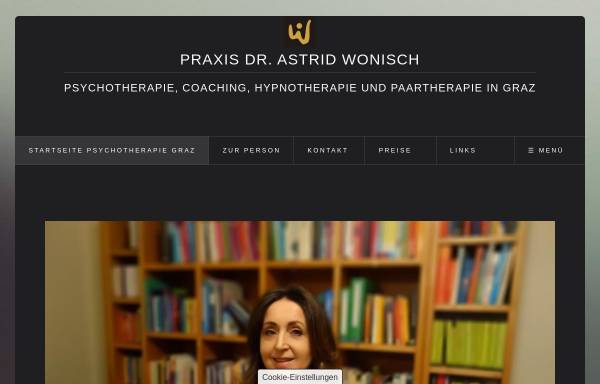 Vorschau von www.astrid-wonisch.at, Dr. Astrid Wonisch