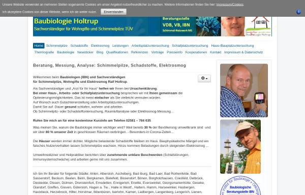 Vorschau von baubiologie-holtrup.de, Ralf Holtrup