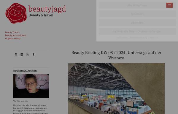 Vorschau von beautyjagd.de, Beautyjagd - Der Naturkosmetik-Beautyblog