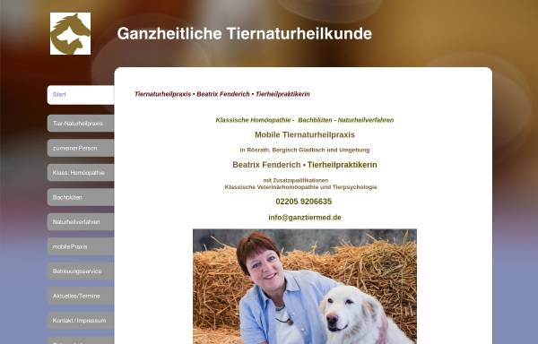 Vorschau von www.ganztiermed.de, Beatrix Fenderich