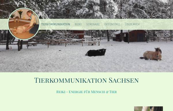 Vorschau von www.tierkommunikation-sachsen.de, Tierkommunikation Dresden