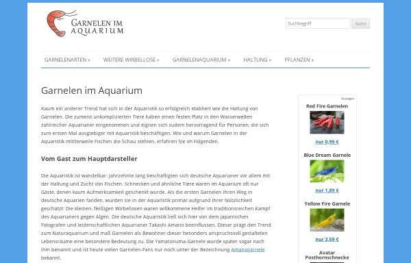 Vorschau von www.garnelen-aquarium.com, Garnelen Aquarium