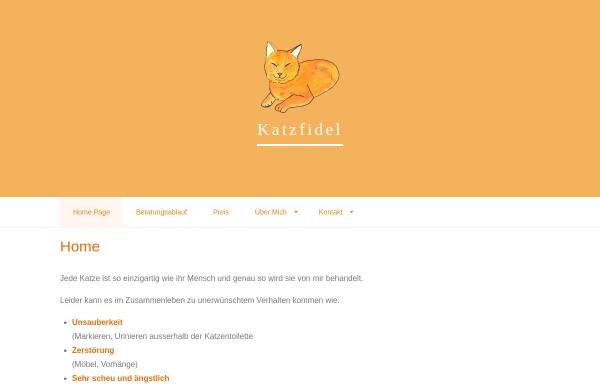 Vorschau von www.katzfidel.ch, Katzfidel