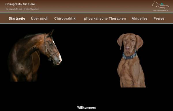 Vorschau von www.chirovet-gifhorn.de, Chiropraktik für Tiere - Dr. med. vet. Inken Hilgenstock
