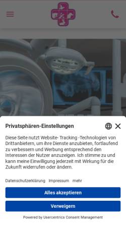 Vorschau der mobilen Webseite tierarztpraxis-sebert.de, Tierarztpraxis Sebert