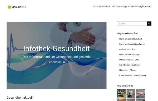 Vorschau von infothek-gesundheit.de, Infothek-Gesundheit