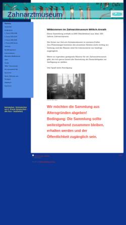 Vorschau der mobilen Webseite zahnarztmuseum.de, Zahnarztmuseum