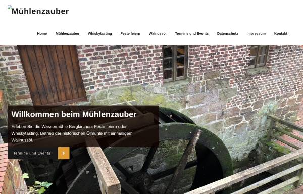Vorschau von www.muehlenzauber.de, Mühlenzauber