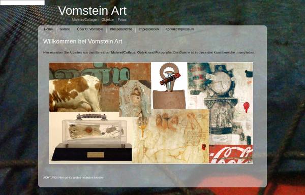 Vorschau von www.vomstein-art.net, Vomstein, Clemens