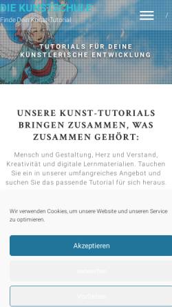 Vorschau der mobilen Webseite www.meinzeichenkurs.de, Zeichenkurs