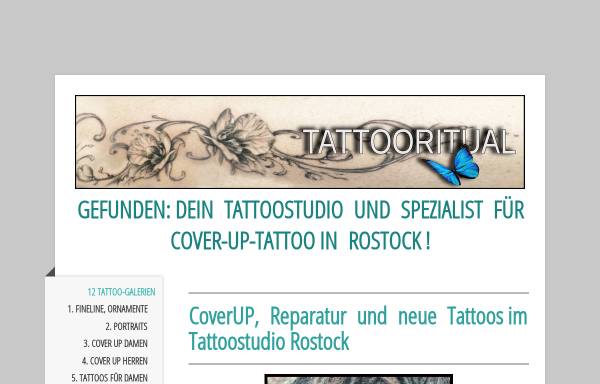 Vorschau von www.tattooritual.de, Tattoo Ritual, Anja Trzeczak