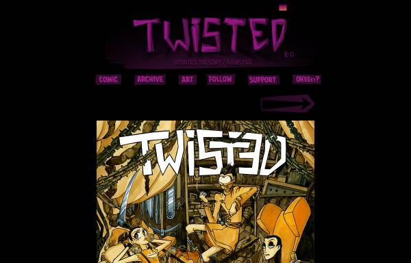 Vorschau von www.twistedcomic.net, TwistED