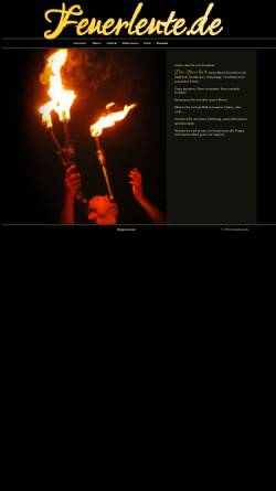 Vorschau der mobilen Webseite www.feuerleute.de, Die Feuerleute
