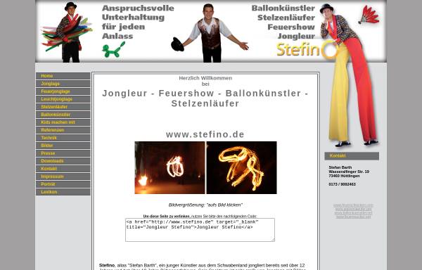 Vorschau von www.stefino.de, Stefino