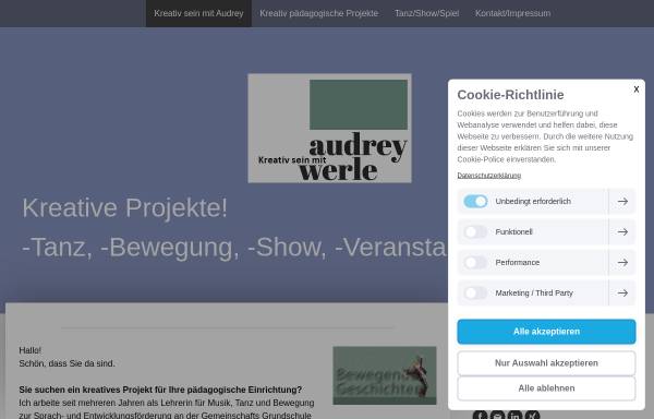 Vorschau von www.audrey-werle.de, Audrey Werle